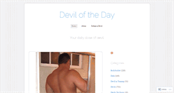 Desktop Screenshot of deviloftheday.com